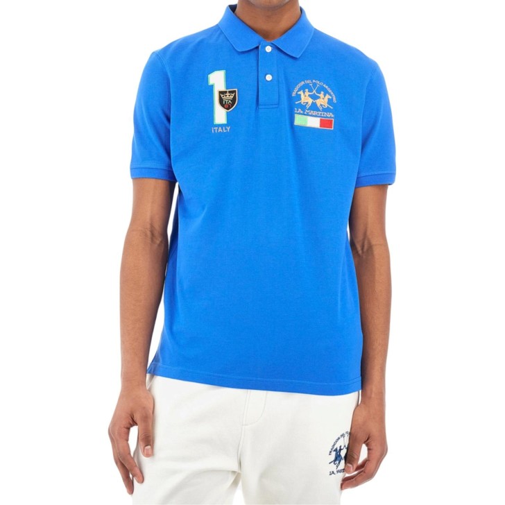 LA MARTINA MAN S/S POLO 30/1 COTTON PIQUE
