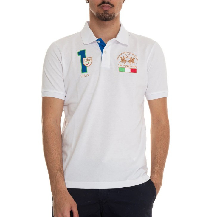 LA MARTINA MAN S/S POLO 30/1 COTTON PIQUE