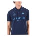 LA MARTINA MAN POLO S/S PIQUET STRETCH BLU NAVY