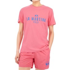 LA MARTINA MAN T-SHIRT S/S JERSEY PINK