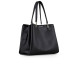 EMPORIO ARMANI SHOPPING BAG BLACK CON TRACOLLA REGOLABILE ESTRAIBILE