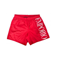 Emporio Armani Swimwear Costume boxer Rosso logo EMPORIO ARMANI 2117401P41406574