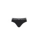 Emporio Armani Set 2 Slip in cotone elasticizzato con vita elastica e logo lettering 1117331A72007320