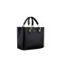 Emporio Armani Borsa a mano MyEA Bag Small Nera stampa cervo con tracolla in nastro con logo lettering All Over regolabile, estraibile