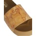 Alviero Martini Prima Classe Ciabatta con zeppa in tessuto stampa Geo Classic