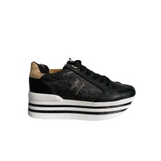 Alviero Martini 1a Classe sneakers nera con strass