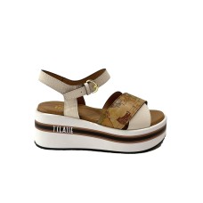 Alviero Martini 1a Classe sandalo platform ad incrocio 