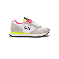 SUN68 FOOTWEAR ADULT ALLY SOLID NYLON - COLORE: BIANCO/GIALLO FLUO