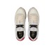 SUN68 TOM VINTAGE SNEAKERS DA UOMO BIANCA CON INSERTI PANNA E ROSSI 