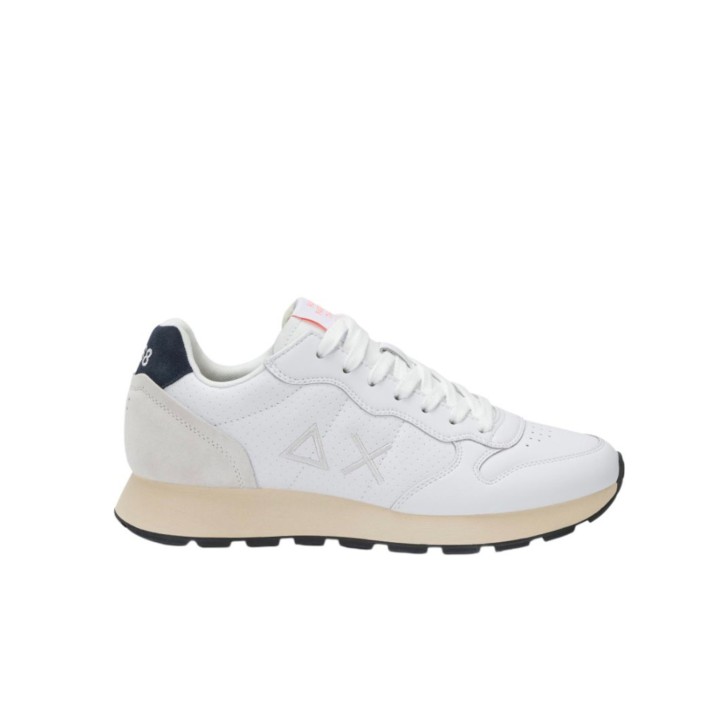 SUN68 TOM CLASSIC SNEAKERS BIANCA IN MIX DI MATERIALI 