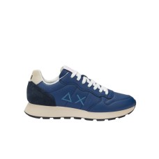 SUN68 TOM CLASSIC SNEAKERS BLU IN MIX DI MATERIALI 