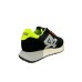 SUN68 JAKI 2.0 SNEAKERS NERA CON INSERTI GIALLO FLUO 