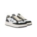 SUN68 SNEAKER BIG BASKET NERA DA UOMO CON INSERTI BIANCHI