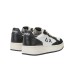 SUN68 SNEAKER BIG BASKET NERA DA UOMO CON INSERTI BIANCHI
