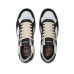 SUN68 SNEAKER BIG BASKET NERA DA UOMO CON INSERTI BIANCHI