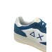 SUN68 SNEAKER BIG BASKET BLU DA UOMO CON INSERTI BIANCHI 