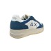 SUN68 SNEAKER BIG BASKET BLU DA UOMO CON INSERTI BIANCHI 