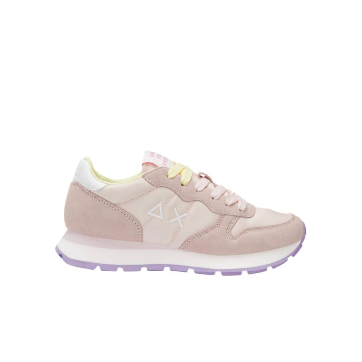 SUN68 SNEAKER ALLY SOLID IN NYLON ROSA DA DONNA 