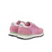 SUN68 SNEAKER ALLY SOLID IN NYLON ROSA CON INSERTI VERDI FLUO 