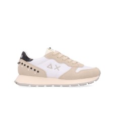 SUN68 SNEAKER ALLY STUDS BIANCA DA DONNA CON BORCHIE 
