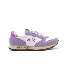 SUN68 SNEAKER ALLY VINTAGE LILLA DA DONNA CON LOGO RUN FASTER 