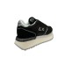 SUN68 BIG ALLY PU SNEAKER IN LEATHER TOTAL BLACK