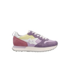 SUN68 SNEAKERS STARGIRL MULTICOLOR CON INSERTI IN PELLE SCAMOSCIATA 