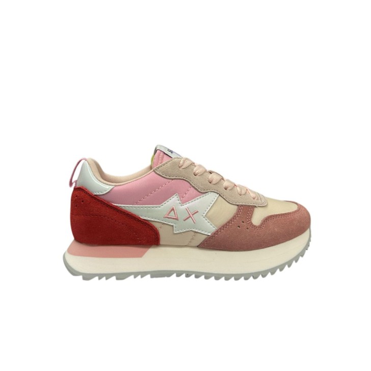 SUN68 SNEAKERS STARGIRL MULTICOLOR CON LOGO RICAMATO 