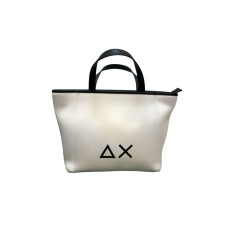 SUN68 SMALL NEOPRENE BORSA BIANCA A MANO DA DONNA 