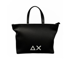 SUN68 MEDIUM NEOPRENE BORSA NERA A SPALLA DA DONNA 