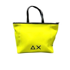 SUN68 MEDIUM NEOPRENE BORSA GIALLO FLUO A SPALLA DA DONNA 
