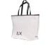 SUN68 LARGE NEOPRENE BORSA BIANCA A SPALLA DA DONNA 