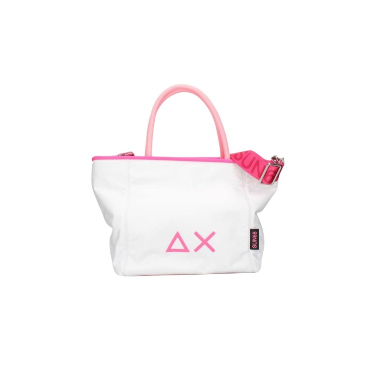 SUN68 BORSA SMALL BIANCA A MANO DA DONNA 