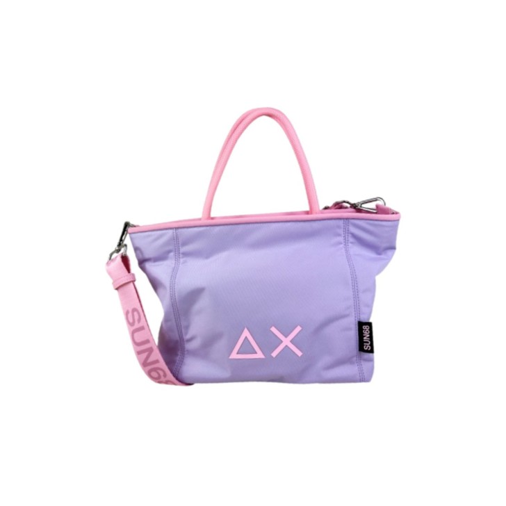 SUN68 BORSA SMALL LILLA A MANO DA DONNA 