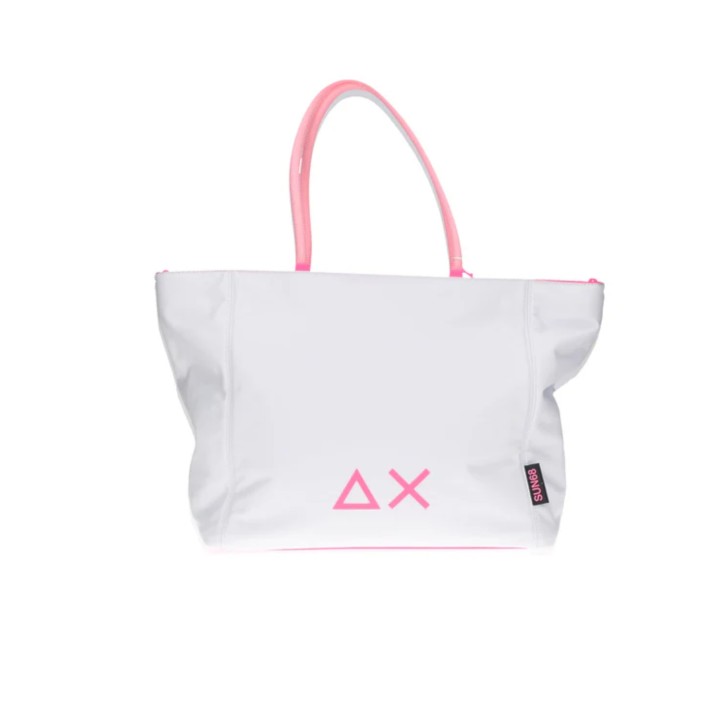 SUN68 BORSA MEDIUM BIANCA A SPALLA DA DONNA 