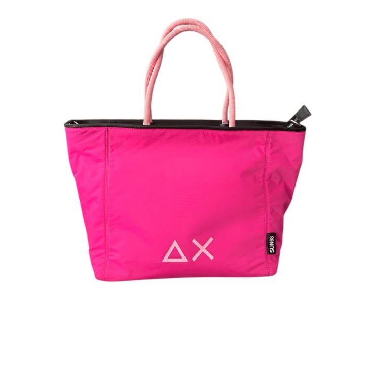 SUN68 BORSA MEDIUM FUCSIA A SPALLA DA DONNA