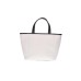 SUN68 XS GLITTER BORSA BIANCA A MANO DA DONNA CON LOGO IN METALLO 