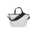 SUN68 XS GLITTER BORSA ARGENTO A MANO DA DONNA CON LOGO IN METALLO 