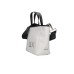 SUN68 XS GLITTER BORSA ARGENTO A MANO DA DONNA CON LOGO IN METALLO 