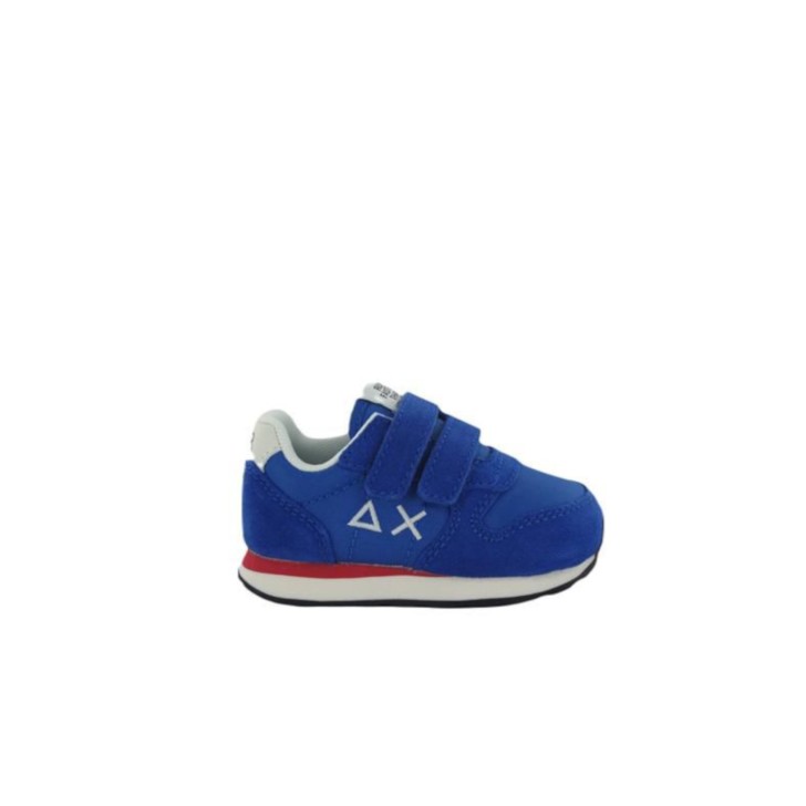 SUN68 SNEAKER BOYS TOM SOLID FIRST STEP IN SUEDE E NYLON ROYAL 