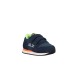 SUN68 SNEAKER BOYS TOM FLUO FIRST STEP IN SUEDE E NYLON NAVY BLUE 