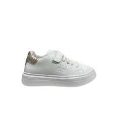 SUN68 SNEAKER GIRLS GRACE BIANCA CON INSERTI ARGENTO E ORO 