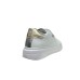 SUN68 SNEAKER GIRLS GRACE BIANCA CON INSERTI ARGENTO E ORO 