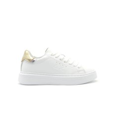 SUN68 SNEAKER GIRLS GRACE LEATHER TEEN TOTAL WHITE 
