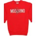 Moschino Felpa Rossa con logo lettering
