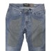 Jeckerson Jeans denim blu cinque tasche con toppe in Alcantara azzurra da Uomo 