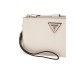 GUESS PORTAFOGLIO LAUREL BIANCO IN SAFFIANO 
