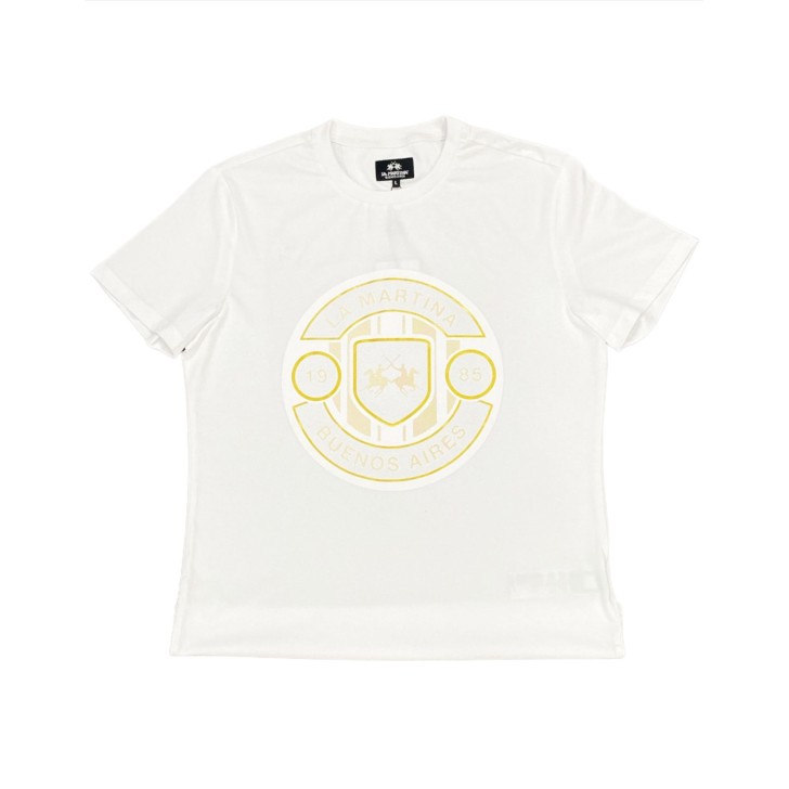 La Martina T-shirt da uomo bianca 