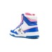 Chiara Ferragni Sneakers Bianca con inserti blu con banda Logomania ai lati
