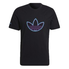 Adidas Originals T-shirt Unisex Nera con logo a contrasto 